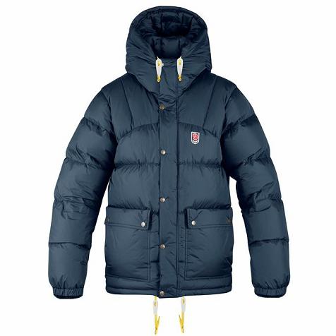 Fjallraven Expedition Down Jacket Navy Singapore For Men (SG-107161)